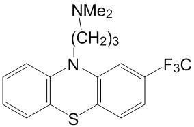 Triflupromazine hydrochloride Structure