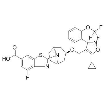 Tropifexor Structure