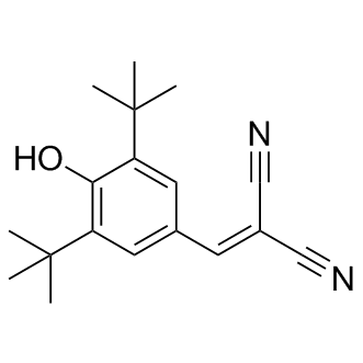 Tyrphostin 9  Structure