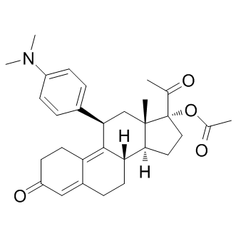 Ulipristal acetate Structure