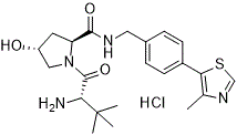 VHL Ligand 1 hydrochloride Structure