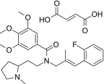 VUF11207 fumarate Structure