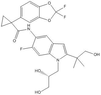 Tezacaftor Structure