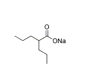 Valproic acid sodium salt Structure