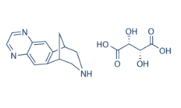 Varenicline tartrate Structure