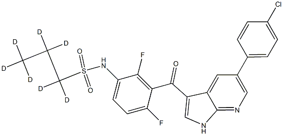 Vemurafenib-d7 Structure