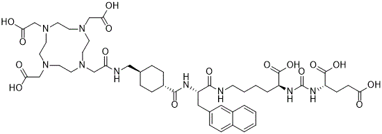 Vipivotide tetraxetan Structure