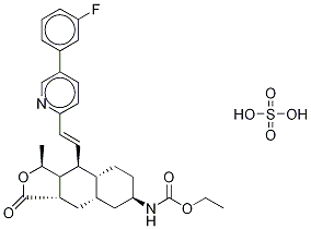 Vorapaxar Sulfate Structure