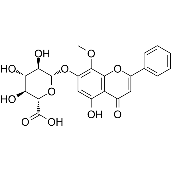 Wogonoside Structure