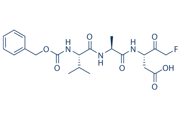 Z-VAD(OH)-FMK Structure