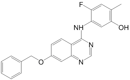 ZM323881 Structure