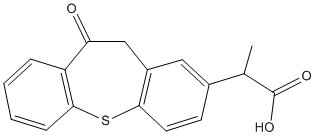 Zaltoprofen Structure