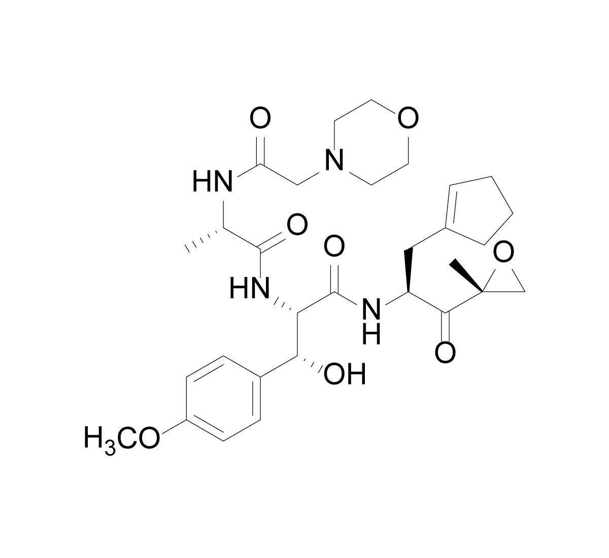 Zetomipzomib Structure