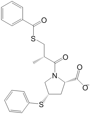 Zofenopril calcium Structure