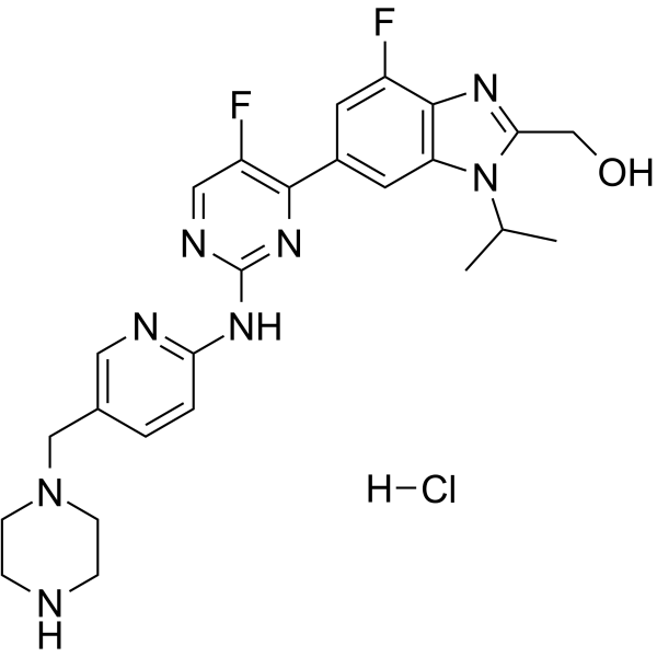 Abemaciclib metabolite M18 hydrochloride Structure
