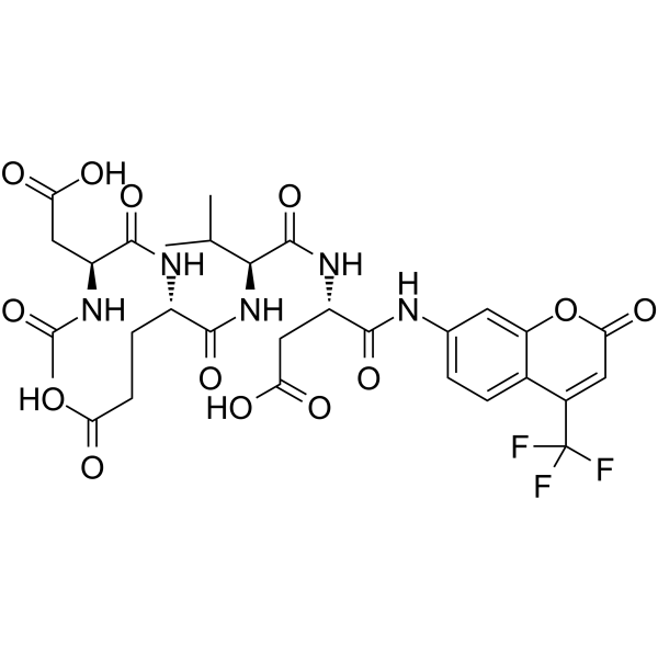 Ac-DEVD-AFC Structure