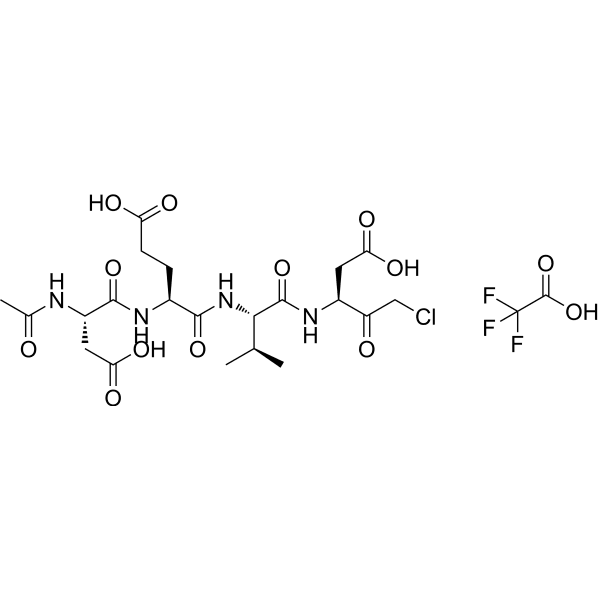 Ac-DEVD-CMK TFA Structure