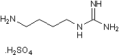 Agmatine sulfate Structure