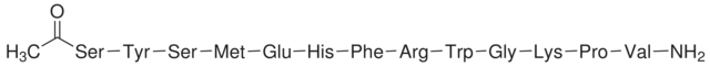 α-Melanocyte stimulating hormone Structure