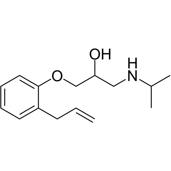 Alprenolol Structure