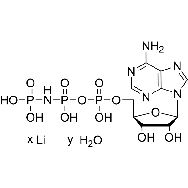 AMP-PNP lithium hydrate Structure