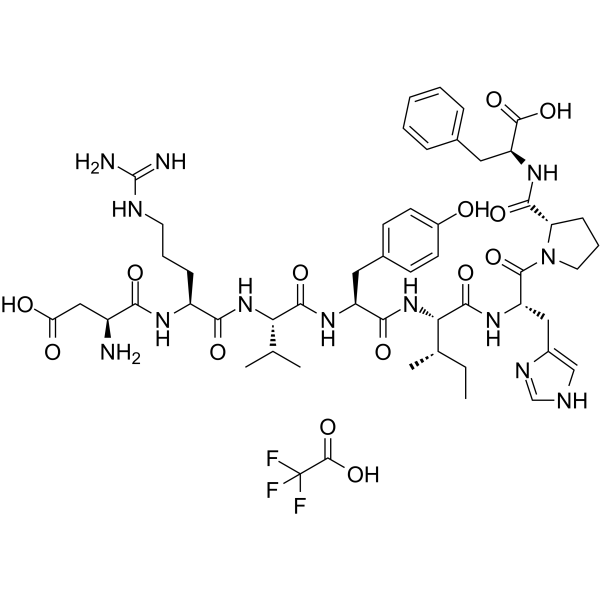 Angiotensin II human TFA Structure