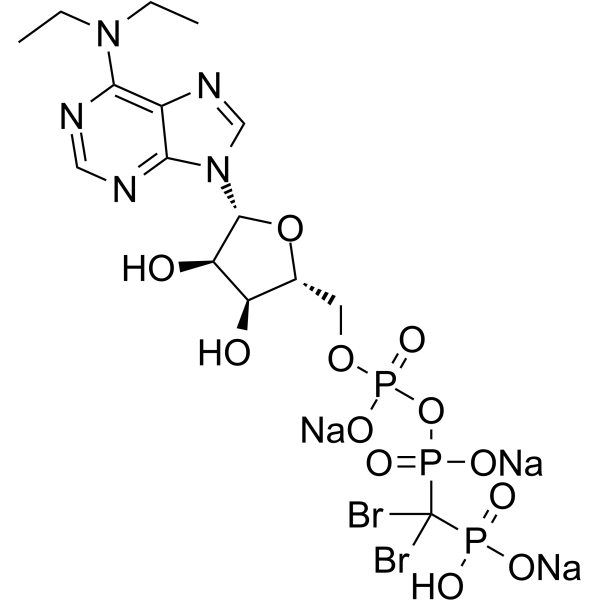 ARL67156 trisodium salt Structure