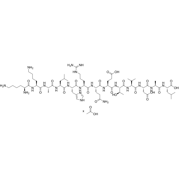 Autocamtide-3 acetate Structure