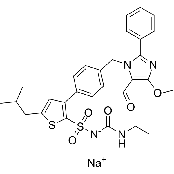 AVE 0991 sodium salt Structure