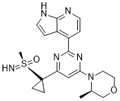 Ceralasertib (AZD6738) Structure