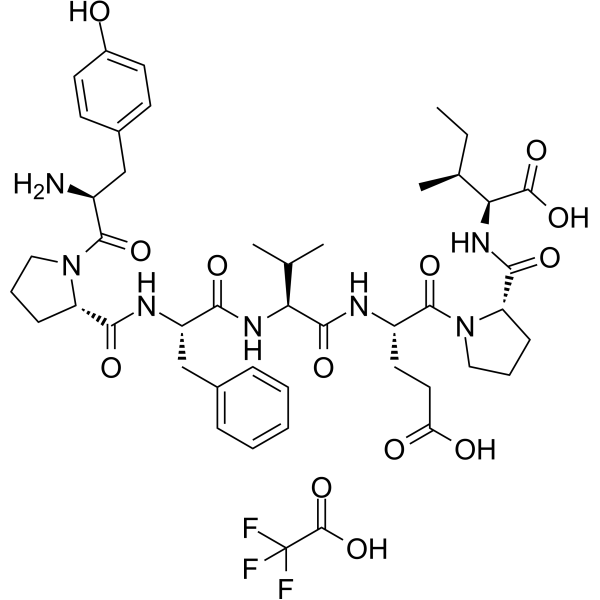 β-Casomorphin, human TFA Structure