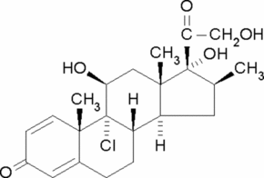 Beclomethasone Structure