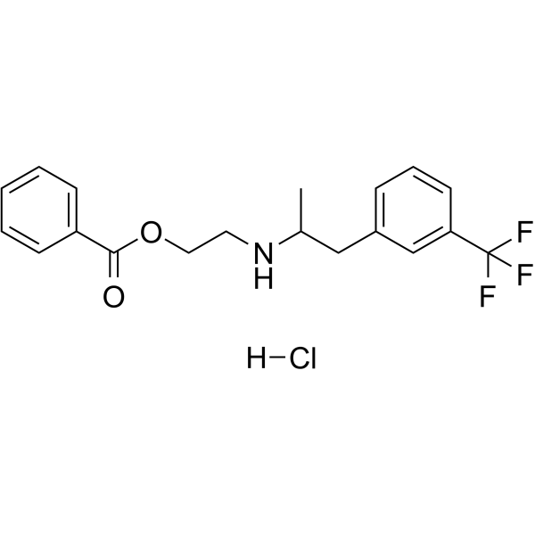 Benfluorex hydrochloride Structure