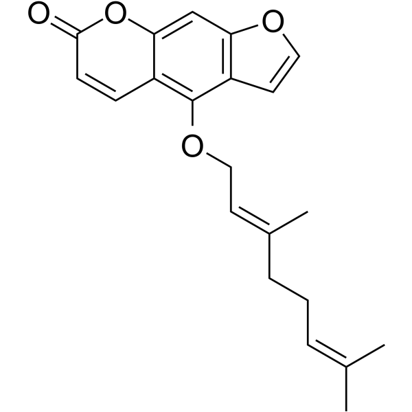 Bergamottin Structure