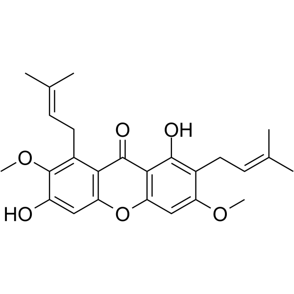 β-Mangostin Structure