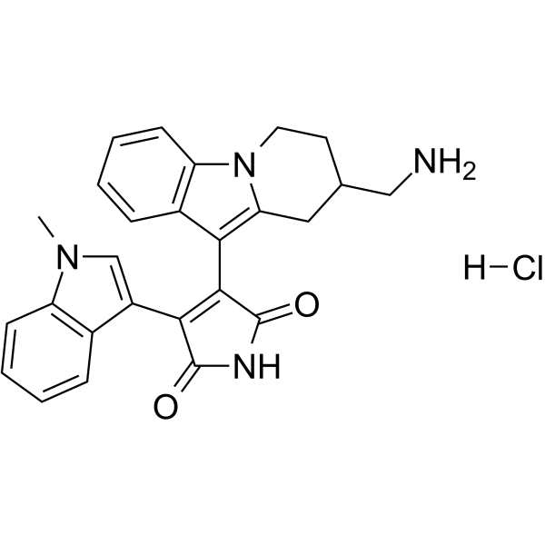 Bisindolylmaleimide X hydrochloride Structure
