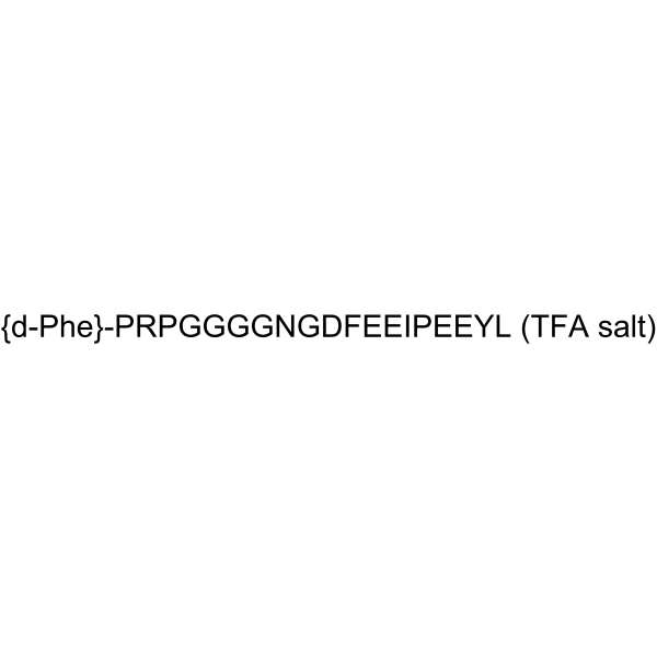 Bivalirudin TFA Structure