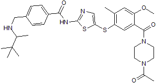 BMS 509744 Structure