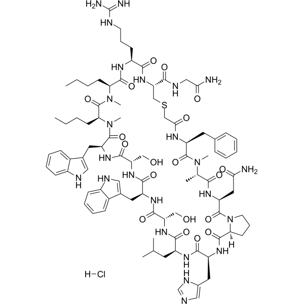 BMSpep-57 hydrochloride  Structure
