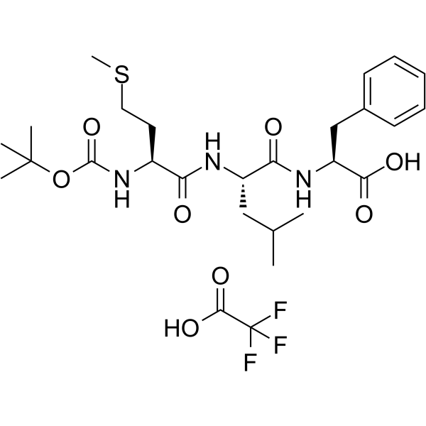 Boc-MLF TFA Structure