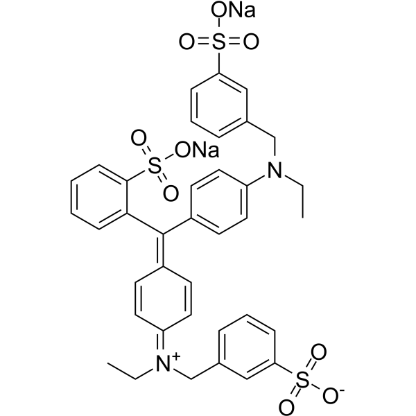 Brilliant Blue FCF Structure