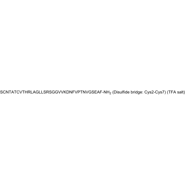 Calcitonin Gene Related Peptide (CGRP) (83-119), rat TFA Structure