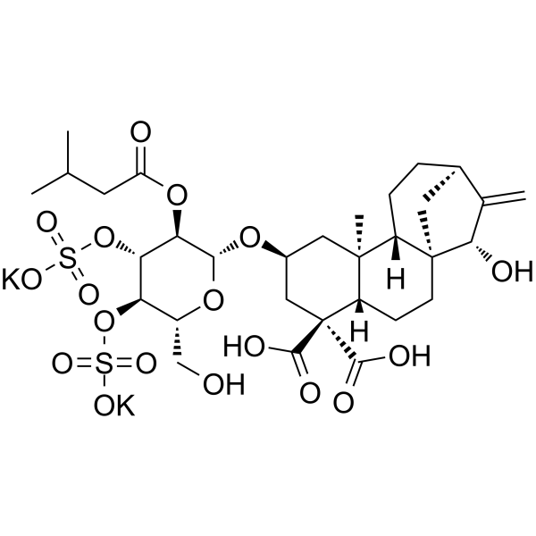 Carboxyatractyloside dipotassium Structure