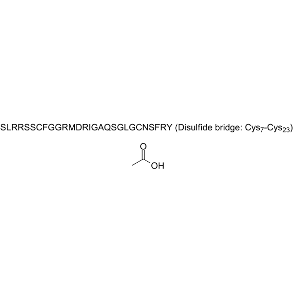 Carperitide acetate Structure