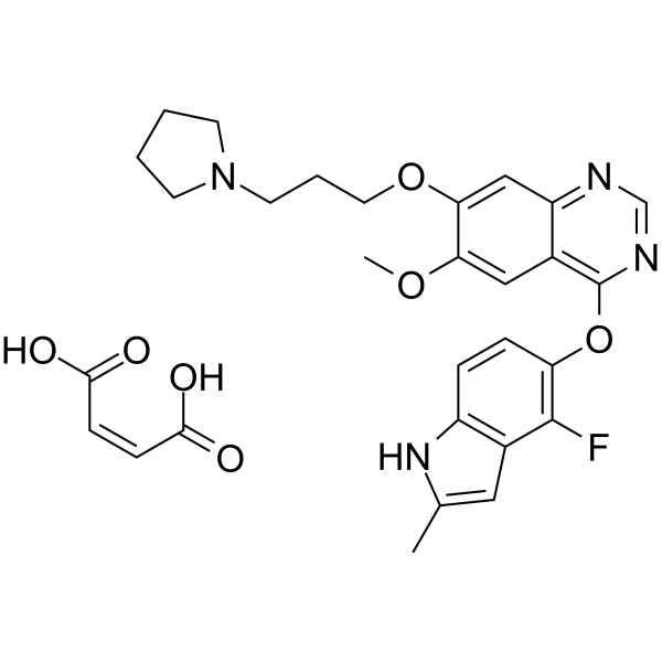 Cediranib maleate Structure