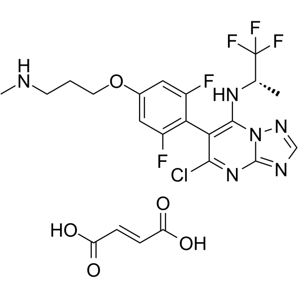 Cevipabulin fumarate Structure