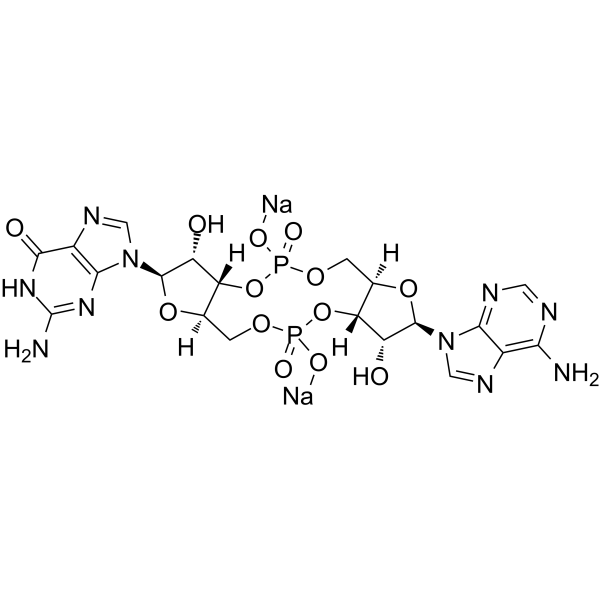 cGAMP disodium Structure