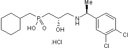 CGP 54626 hydrochloride Structure