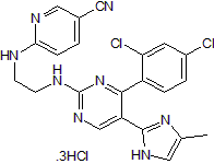 CHIR 99021 trihydrochloride Structure