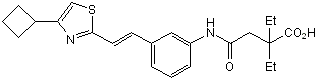 Cinalukast Structure